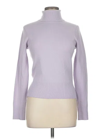 Pre-owned French Connection Turtleneck Sweater In Purple