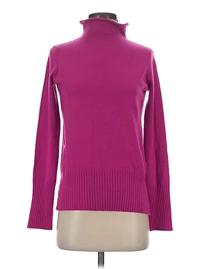 Pre-owned French Connection Turtleneck Sweater In Purple