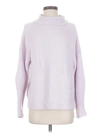 Pre-owned French Connection Turtleneck Sweater In Purple