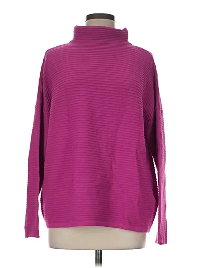 Pre-owned French Connection Turtleneck Sweater In Purple