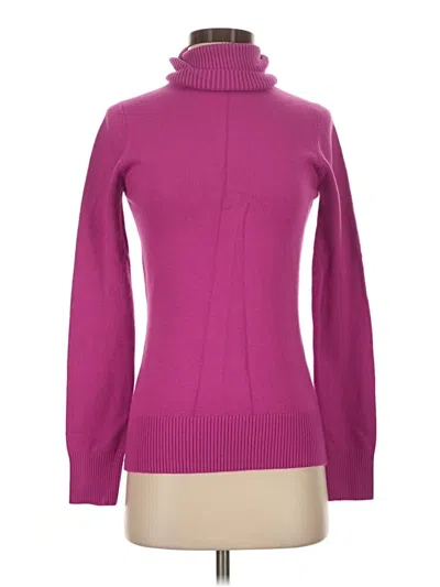Pre-owned French Connection Turtleneck Sweater In Purple