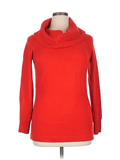 Pre-owned French Connection Turtleneck Sweater In Red