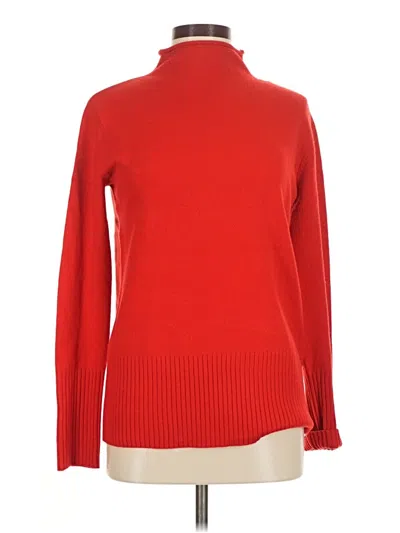 Pre-owned French Connection Turtleneck Sweater In Red