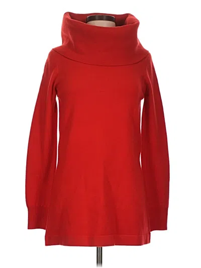 Pre-owned French Connection Turtleneck Sweater In Red