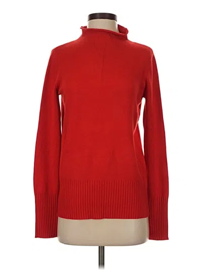 Pre-owned French Connection Turtleneck Sweater In Red