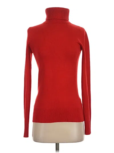 Pre-owned French Connection Turtleneck Sweater In Red