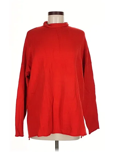 Pre-owned French Connection Turtleneck Sweater In Red