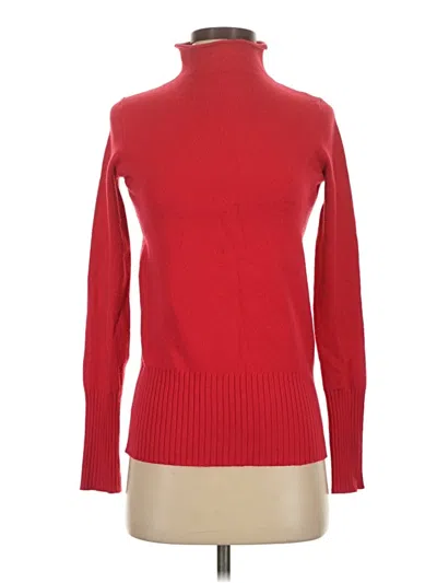 Pre-owned French Connection Turtleneck Sweater In Red
