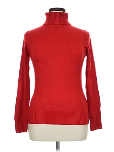 Pre-owned French Connection Turtleneck Sweater In Red
