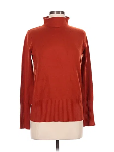 Pre-owned French Connection Turtleneck Sweater In Red