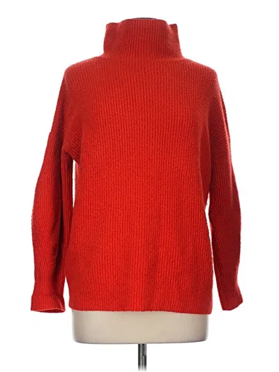 Pre-owned French Connection Turtleneck Sweater In Red