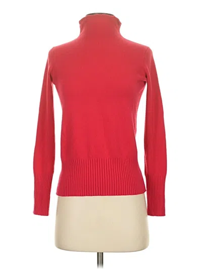 Pre-owned French Connection Turtleneck Sweater In Red
