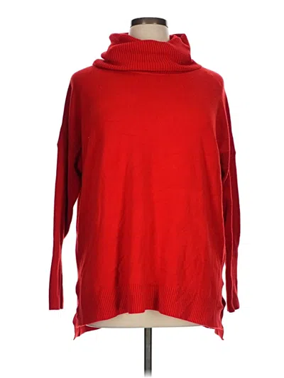 Pre-owned French Connection Turtleneck Sweater In Red
