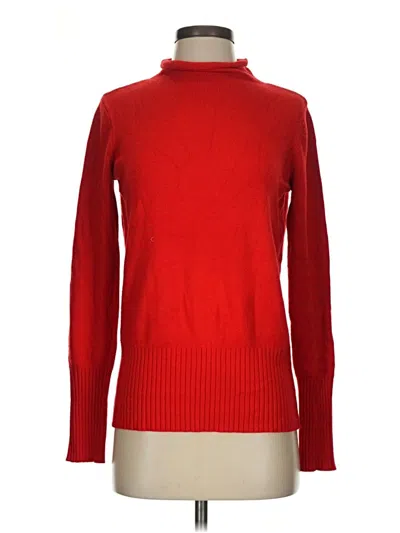 Pre-owned French Connection Turtleneck Sweater In Red