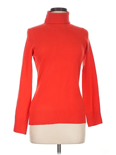 Pre-owned French Connection Turtleneck Sweater In Red