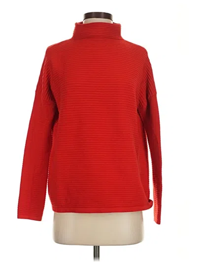 Pre-owned French Connection Turtleneck Sweater In Red