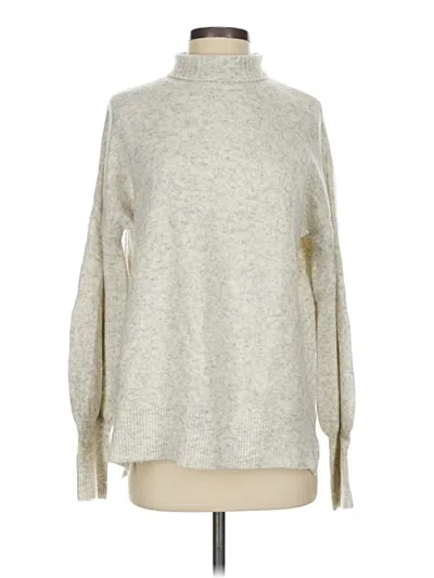 Pre-owned French Connection Turtleneck Sweater In Silver