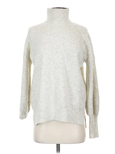 Pre-owned French Connection Turtleneck Sweater In Silver