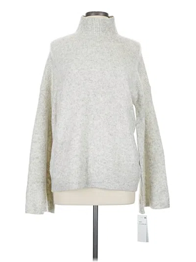 Pre-owned French Connection Turtleneck Sweater In Silver