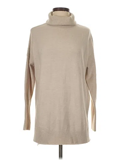 Pre-owned French Connection Turtleneck Sweater In Tan