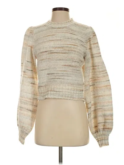 Pre-owned French Connection Turtleneck Sweater In Tan