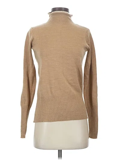 Pre-owned French Connection Turtleneck Sweater In Tan