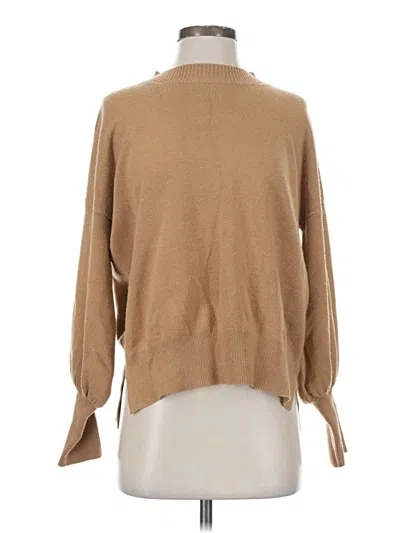 Pre-owned French Connection Turtleneck Sweater In Tan
