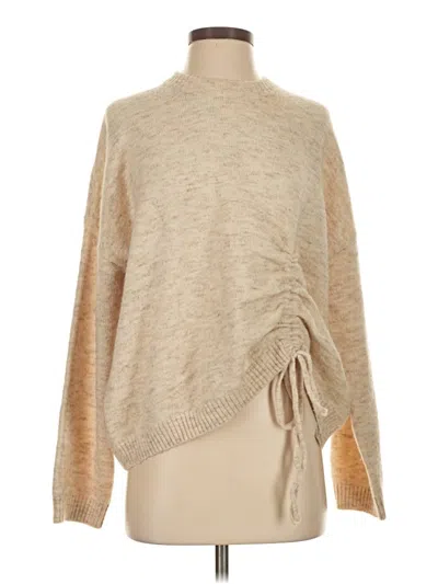 Pre-owned French Connection Turtleneck Sweater In Tan