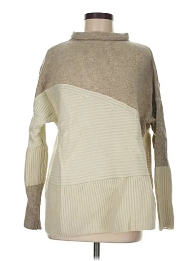 Pre-owned French Connection Turtleneck Sweater In Tan