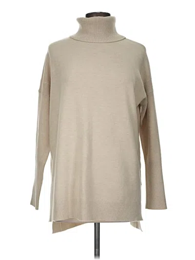 Pre-owned French Connection Turtleneck Sweater In Tan
