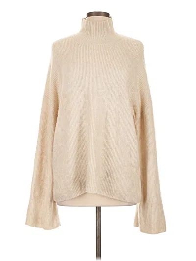 Pre-owned French Connection Turtleneck Sweater In Tan