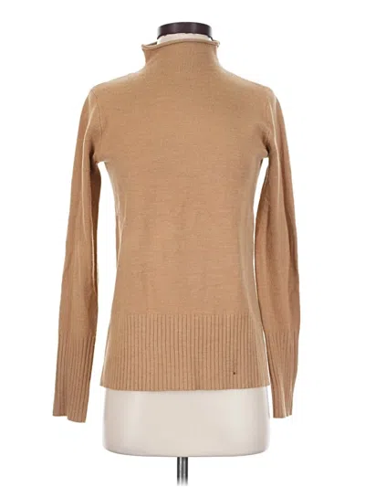 Pre-owned French Connection Turtleneck Sweater In Tan