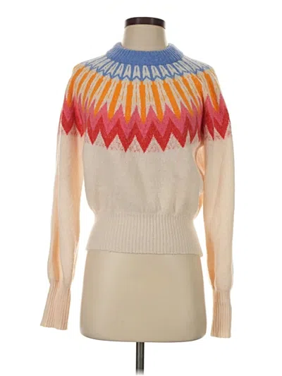 Pre-owned French Connection Turtleneck Sweater In Tan