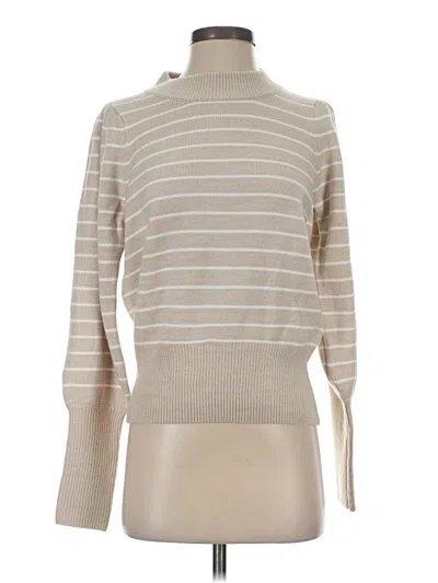 Pre-owned French Connection Turtleneck Sweater In Tan