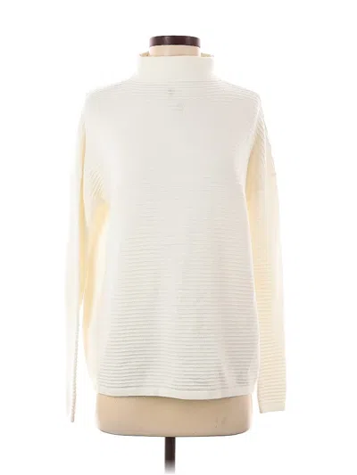 Pre-owned French Connection Turtleneck Sweater In White