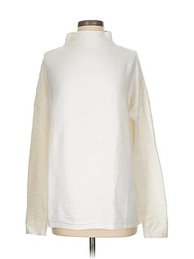 Pre-owned French Connection Turtleneck Sweater In White