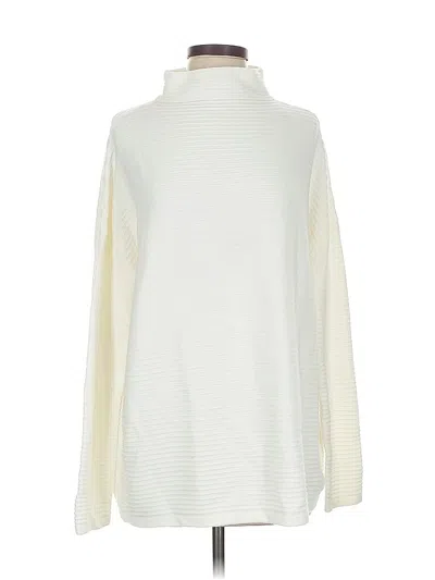 Pre-owned French Connection Turtleneck Sweater In White