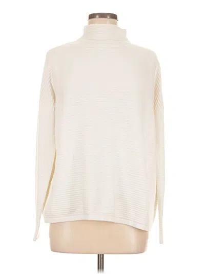 Pre-owned French Connection Turtleneck Sweater In White