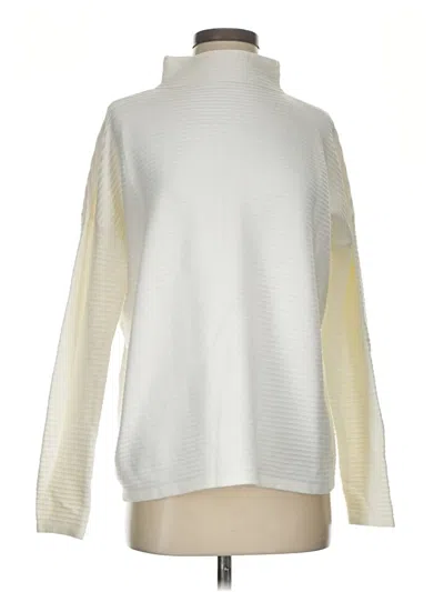 Pre-owned French Connection Turtleneck Sweater In White