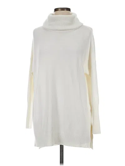 Pre-owned French Connection Turtleneck Sweater In White