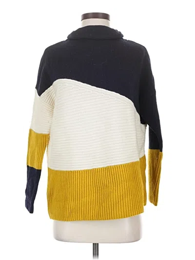 Pre-owned French Connection Turtleneck Sweater In Yellow