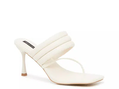 French Connection Valerie Sandal In White