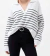 French Connection Vhari Collared Sweater In Multi