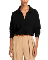 French Connection Vhari Collared Sweater In Black