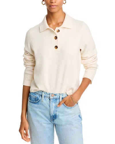 French Connection Vhari Collared Sweater In Oatmeal