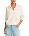French Connection Vhari Collared Sweater In Oatmeal Melange