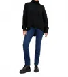 French Connection Vhari High Neck Jumper In Black In Black