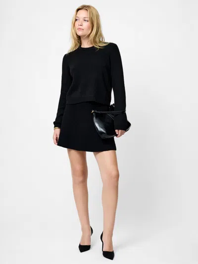 French Connection Vhari Knit Classic Sweater  Knitwear In Black