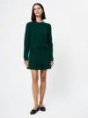 French Connection Vhari Knit Mini Skirt  Skirts In Green