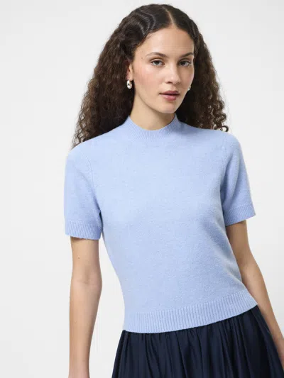 FRENCH CONNECTION VHARI MOCK NECK SHORT SLEEVE TOP FRENCH CONNECTION KN,78ZLW4005